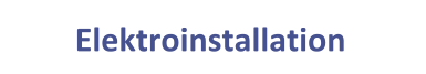 Elektroinstallation