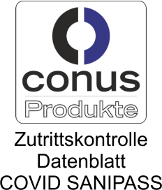 Zutrittskontrolle Datenblatt COVID SANIPASS